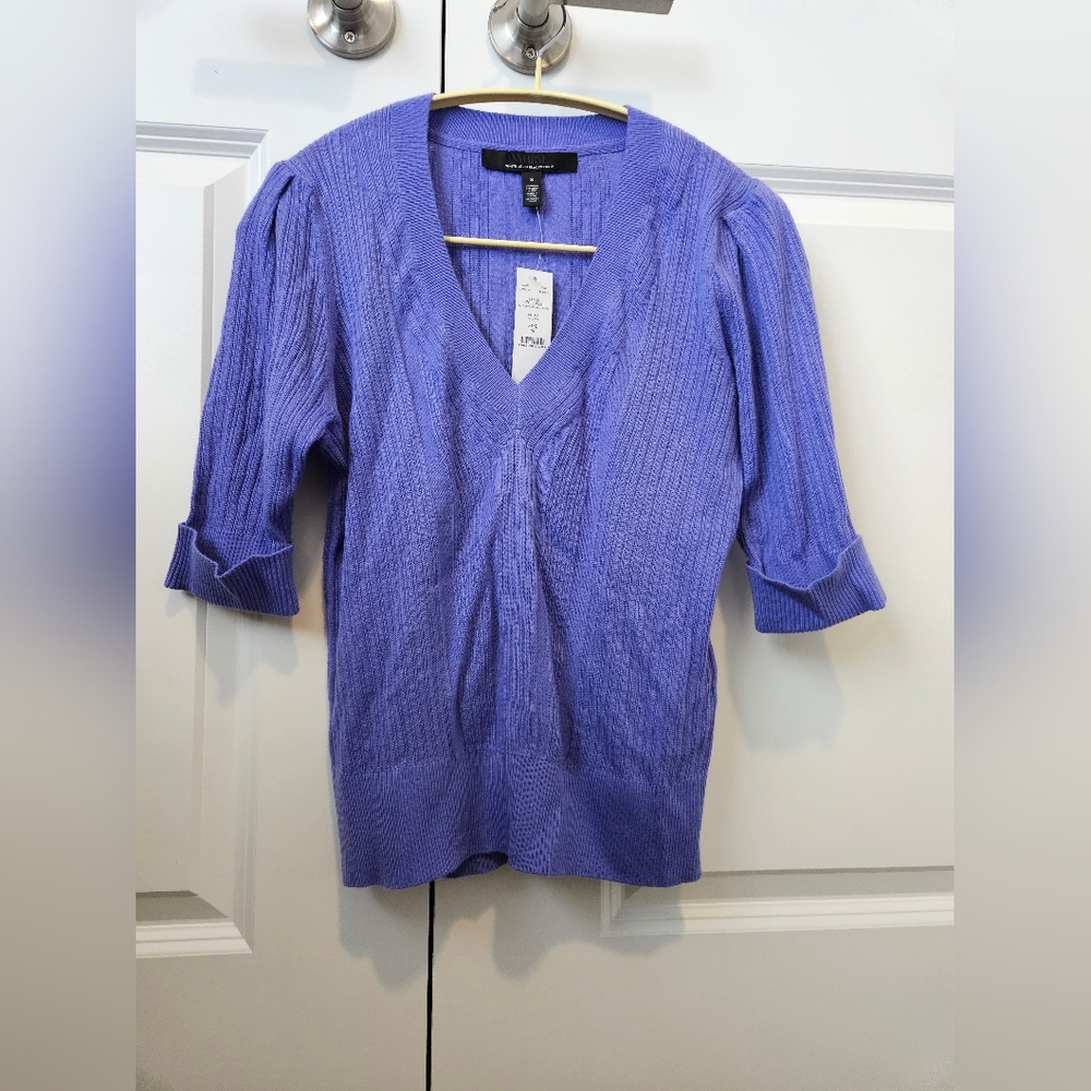 NWT Elbow Length WHBM Cashmere Blend Sweater
